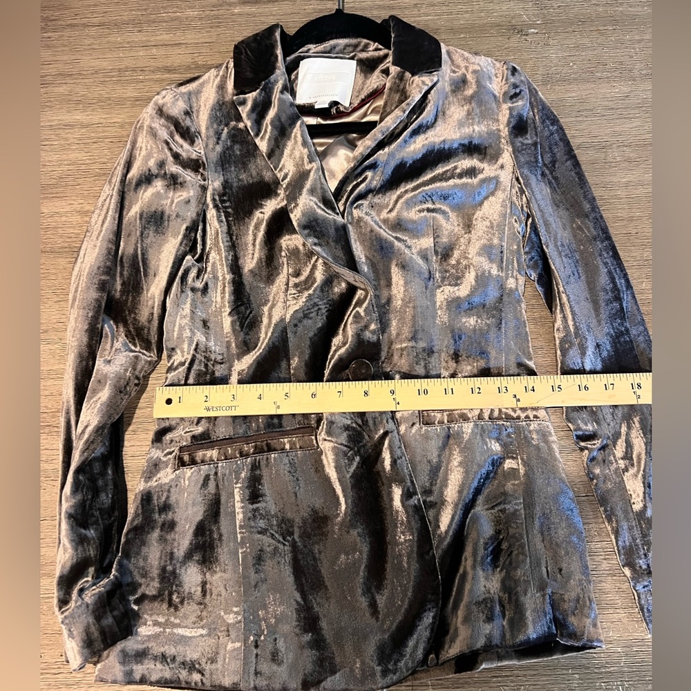 Anthropologie holiday blazer Taupe